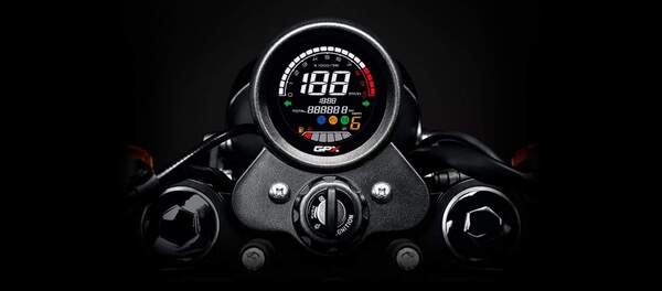 Digital LCD instrument console