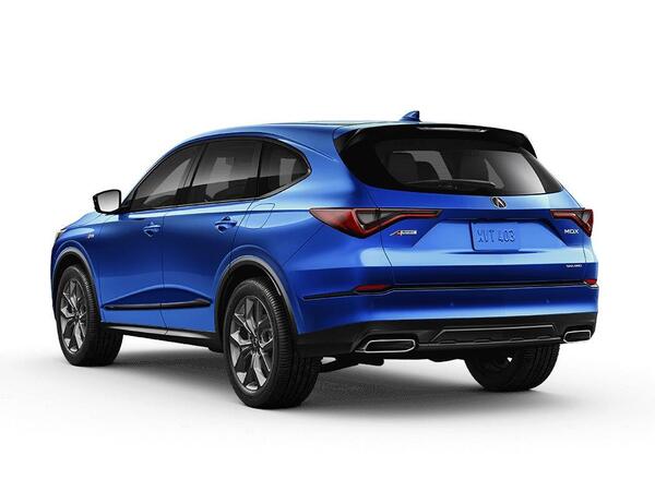 Rear look of the Acura MDX 